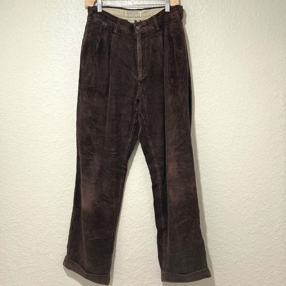 Banana Republic Original Classics Brown Wide Corduroy, size 30R